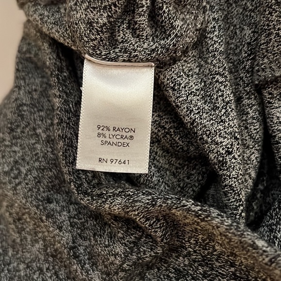 J. JILL women’s smooth fit slim leg heathered black leggings pants L - Picture 7 of 8